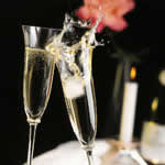 Champagner zum Anstoßen